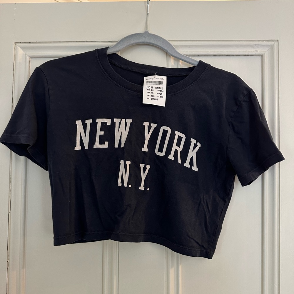 Brand new brandy Melville cropped T shirt